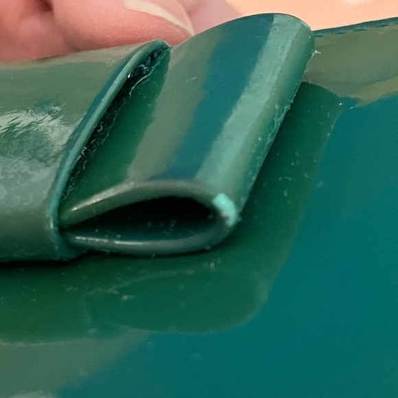 Miu Miu long wallet zipper green ribbon NWOT - Picture 14 of 16